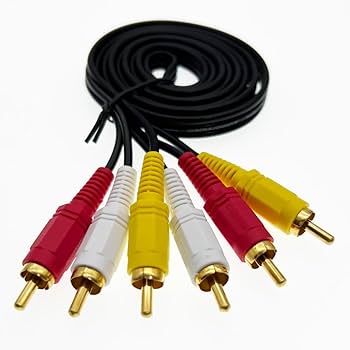 Amazon | Hjiopkul 3RCA〜3RCA AVケーブル1.35メートル3 RCA端子
